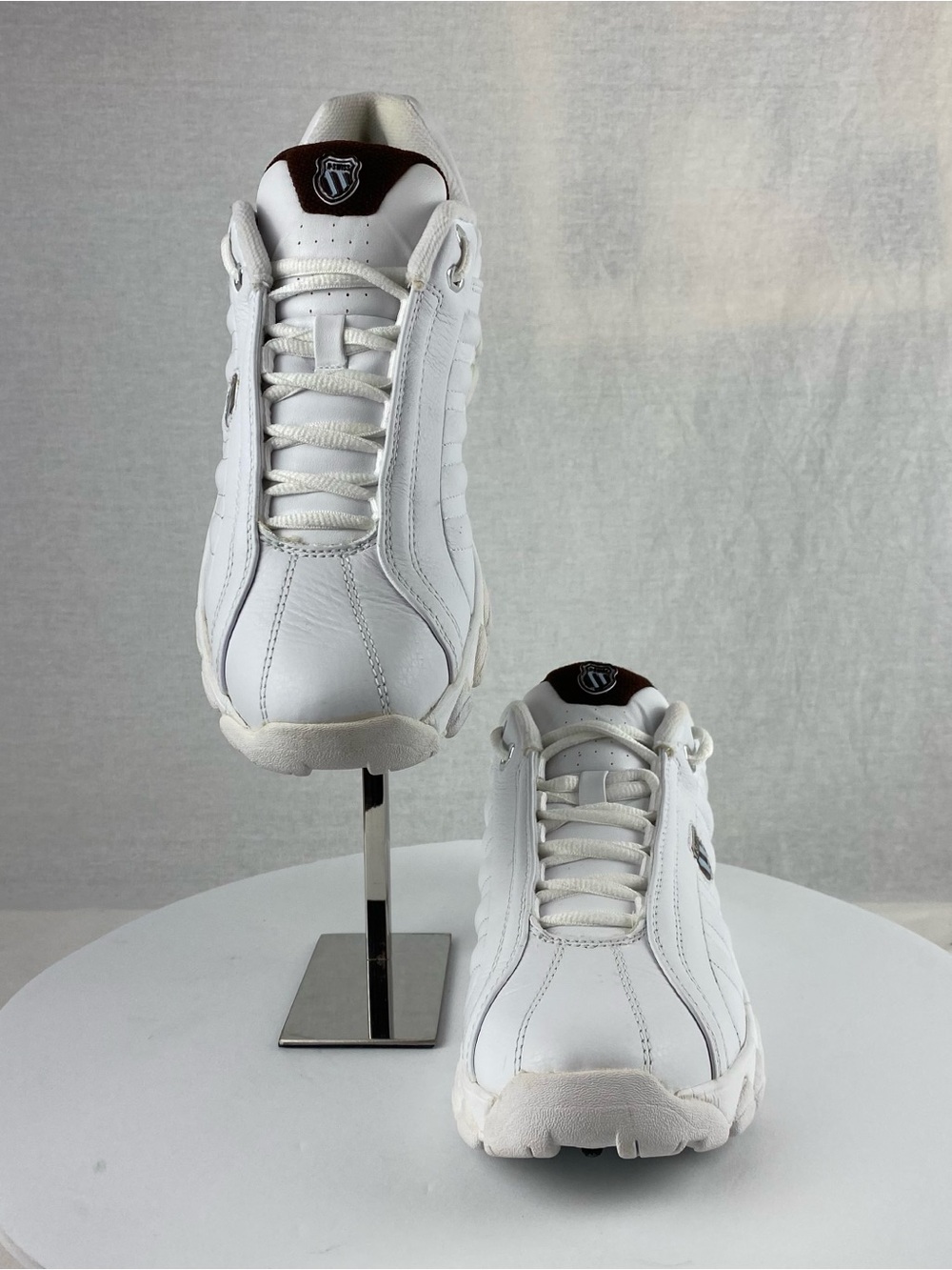 K-Swiss White Leather Sneakers US 9.5